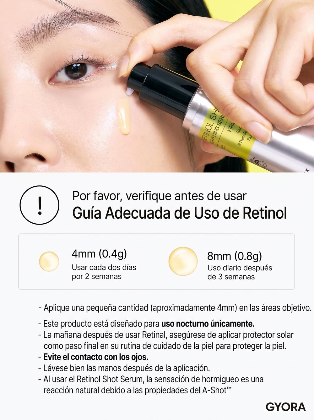¡DILE ADIOS A LAS OJERAS CON GYORA!